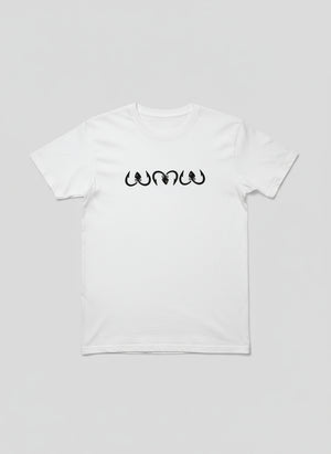 FuknWicked Organic cotton Crew neck T-Shirt Triple W