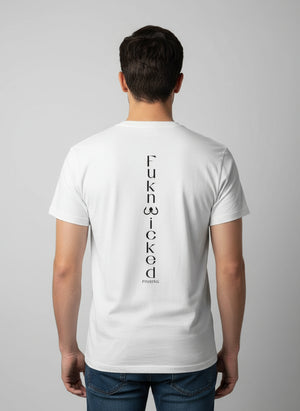 FuknWicked Organic cotton Crew neck T-Shirt Triple W
